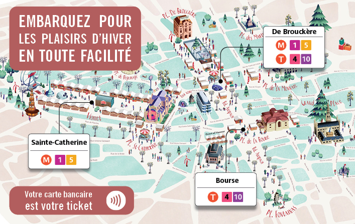 Embarquez pour les Plaisirs d'Hiver en toute facilité