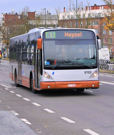 Bus 83 - omleiding Kinderziekenhuis - Koning Boudewijn
