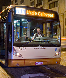 Noctis: night buses in Brussels