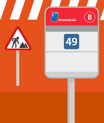 Bus 49 - end of the diversion