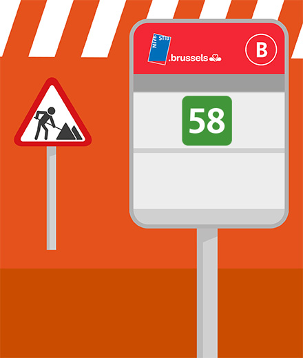 Bus 58 – diversion