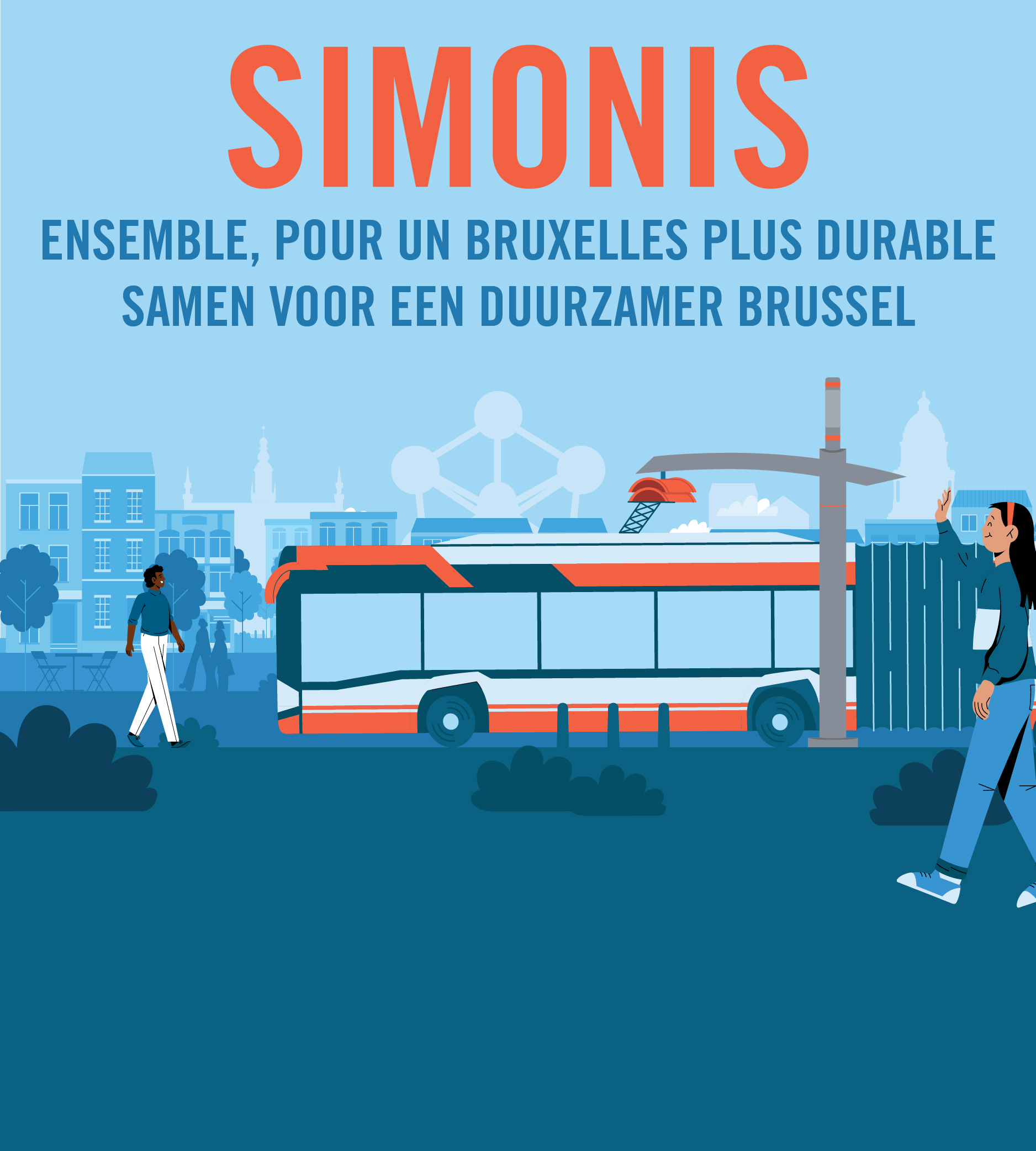 Aménagement des arrêts et terminus de bus à Simonis